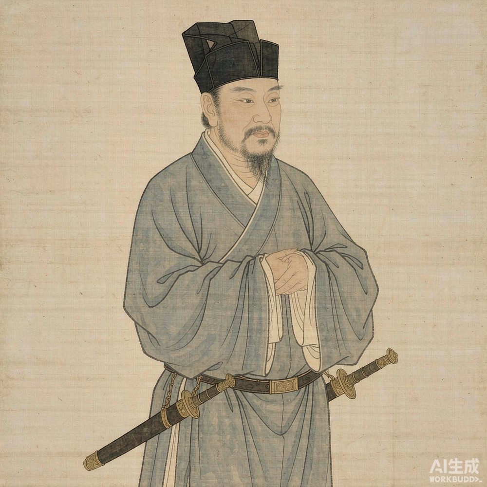 管仲（AI 想象复原像）