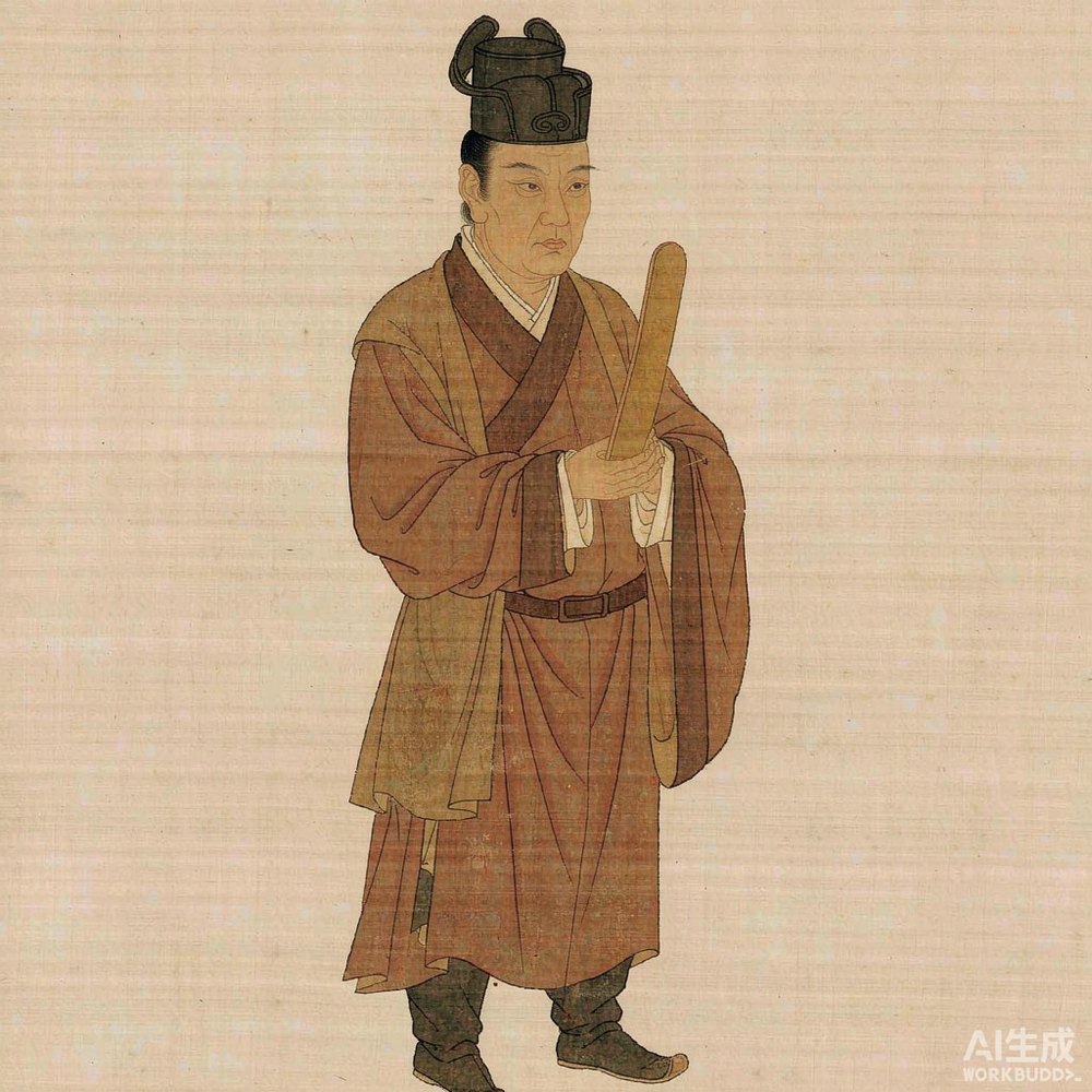 崔浩（AI 想象复原像）