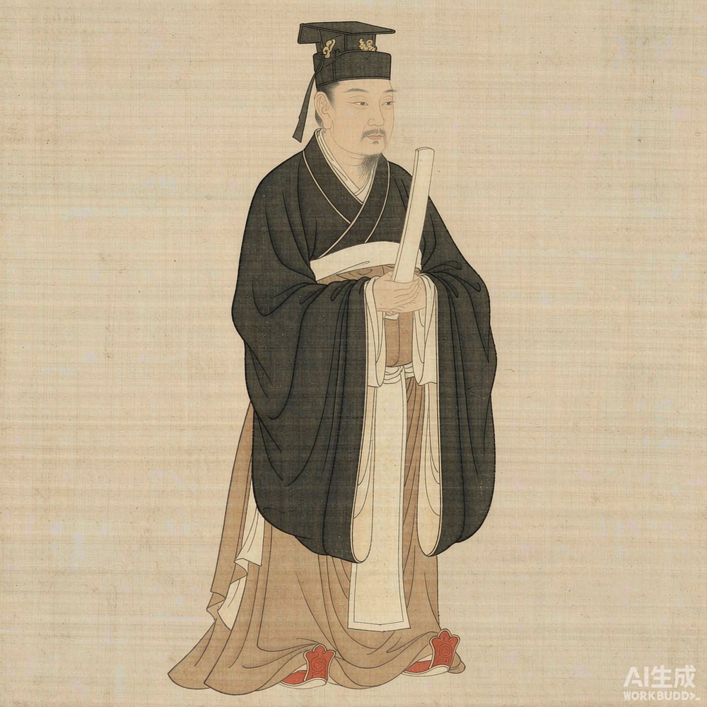 召公奭（AI 想象复原像）