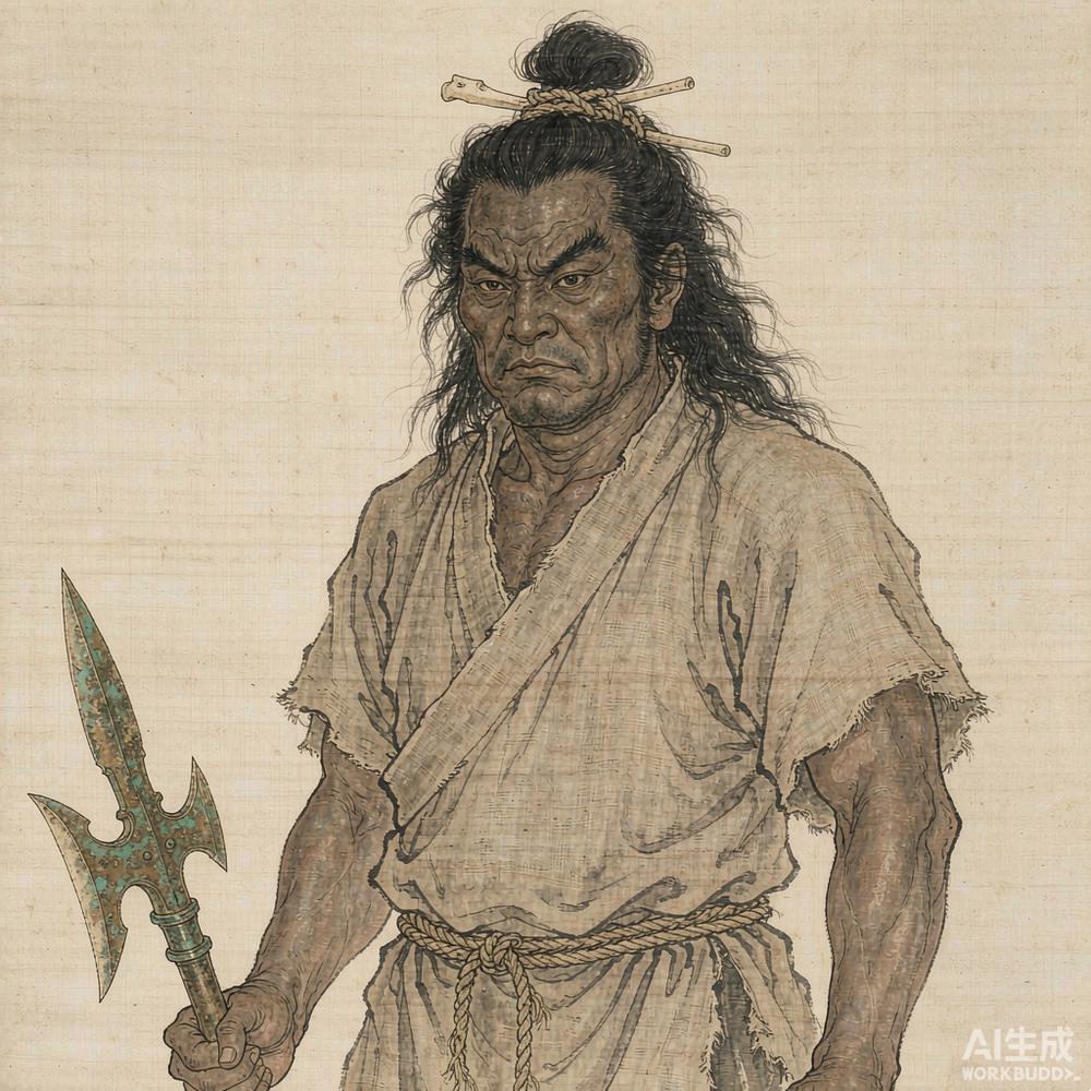 蚩尤(AI 想象复原像)