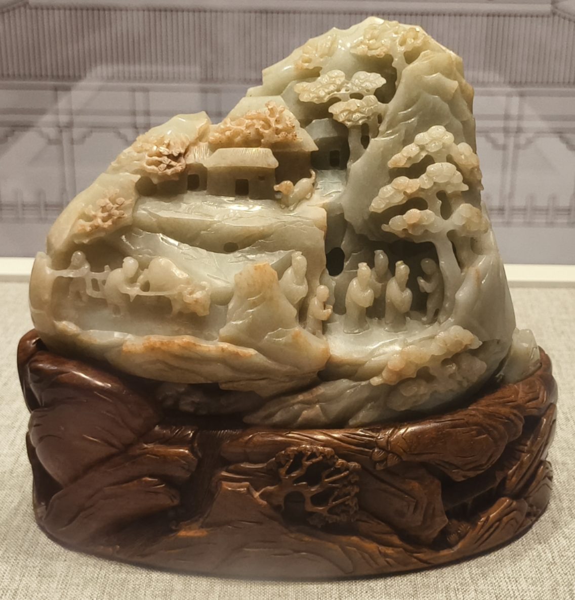 大禹治水图玉山